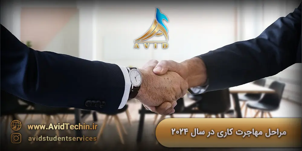 مراحل مهاجرت کاری در سال 2024